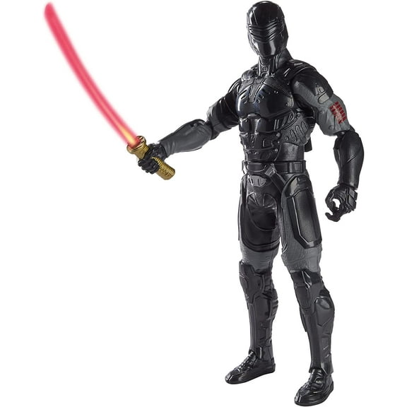 Snake Eyes: G.I. Joe Origins Ninja Strike Snake Eyes Collectible 12-Inch Scale Figure with Action Feature, Toys for Kids Ages 4 and Up