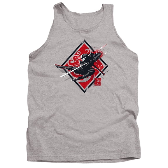 Snake Eyes: G.I. Joe Origins Snake Eyes Brushed Diamond Unisex Adult Tank Top, Snake Eyes Brushed Diamond, Medium
