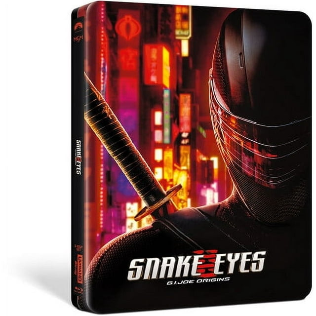 Free Shipping! Snake Eyes: G.I. Joe Origins (Steelbook) (4K Ultra HD