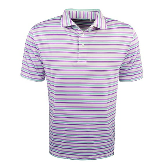 Snake Eyes Golf '24 Stripes Polo Plum Multi Medium Plum Medium