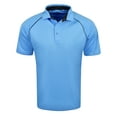 thumbnail image 1 of Snake Eyes Golf Core Polo Tranquil Blue Small, 1 of 3