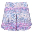 thumbnail image 1 of Snake Eyes Golf Ladies Pleated Knit Skort Fondant Pink [Animal Print] Small, 1 of 3