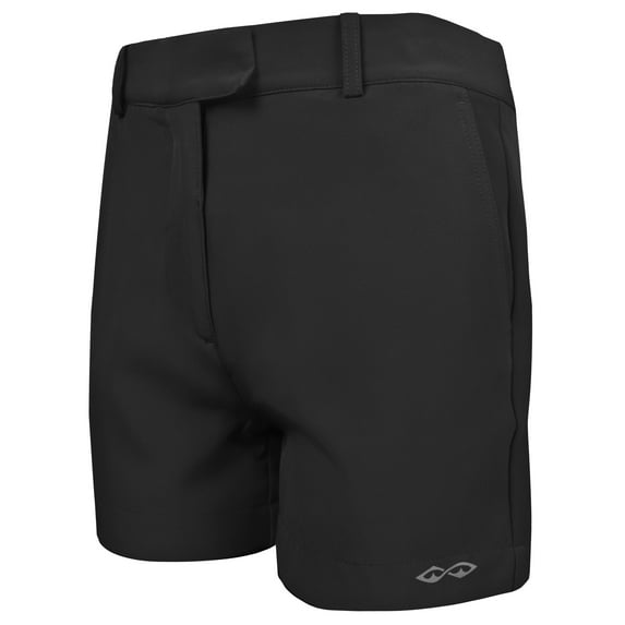 Snake Eyes Golf Ladies Stretch Woven Shorts Black Large