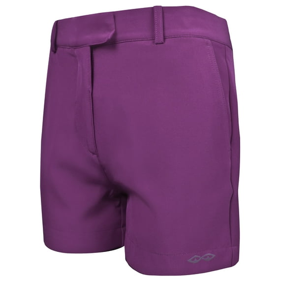 Snake Eyes Golf Ladies Stretch Woven Shorts Deep Purple Large