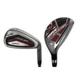 thumbnail image 1 of Snake Eyes Golf MAX Combo Irons Graphite/Steel 4/5 Hybrids, 6-PW/SW Stiff Flex, 1 of 9