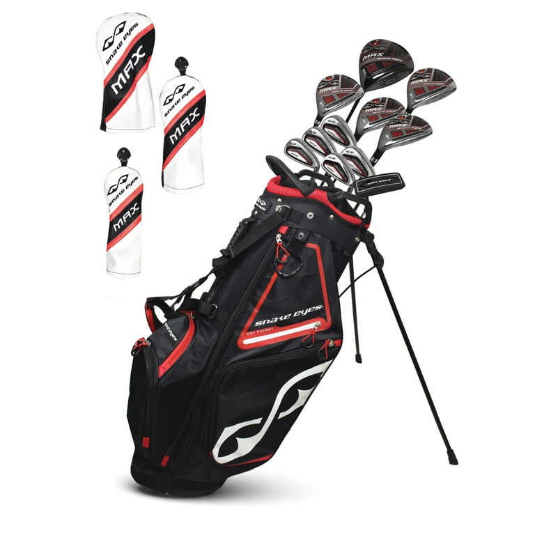 Premium Snake Eyes Max Complete Golf Set With Bag, Regular Flex