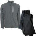 thumbnail image 1 of Snake Eyes Golf Men's Elite Rain Suit (Jacket & Pants), Medium Gray/Black -, 1 of 3
