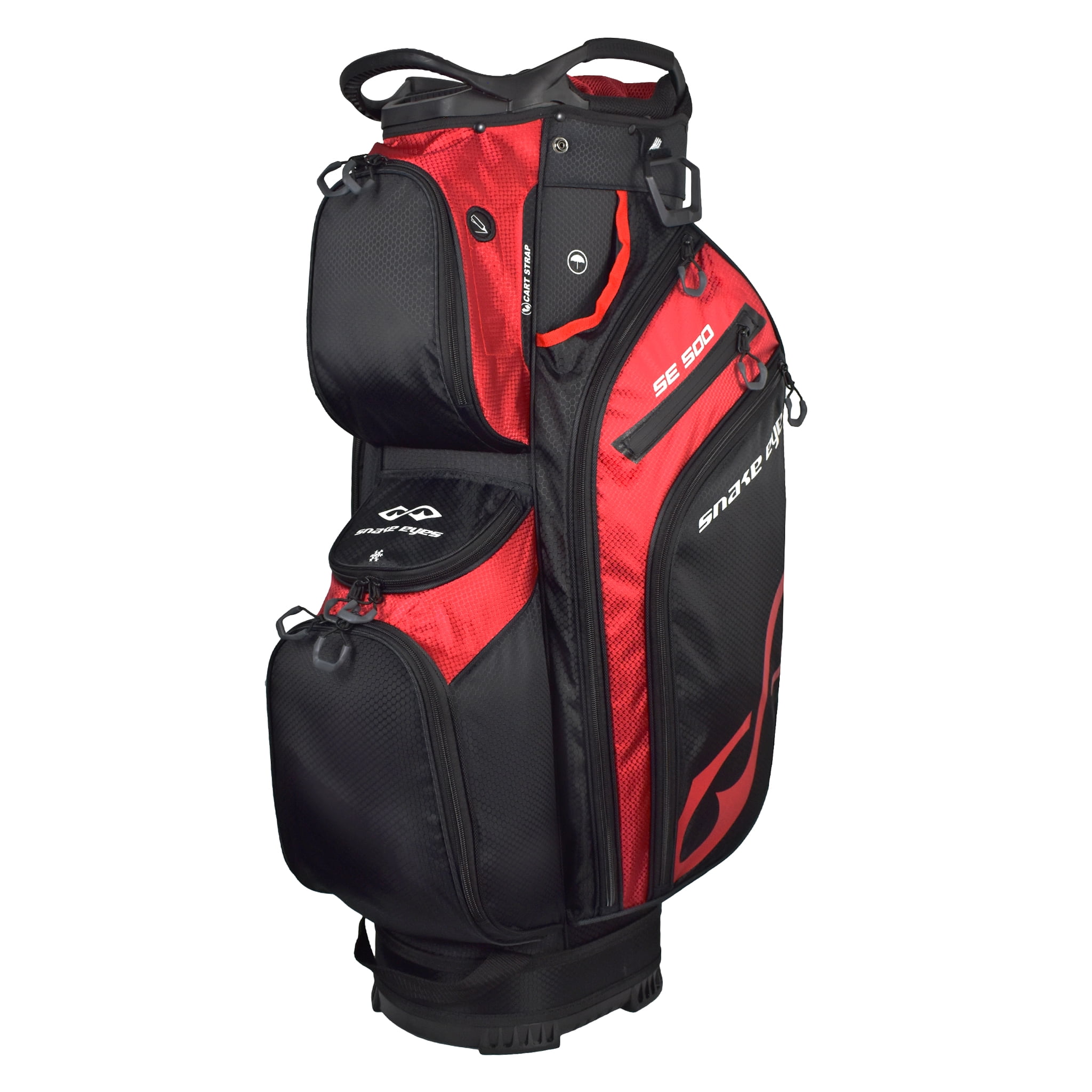 SNAKE EYES ゴルフバッグ 黒/赤 SNAKE EYES ゴルフバッグ 黒/赤 - メルカリ