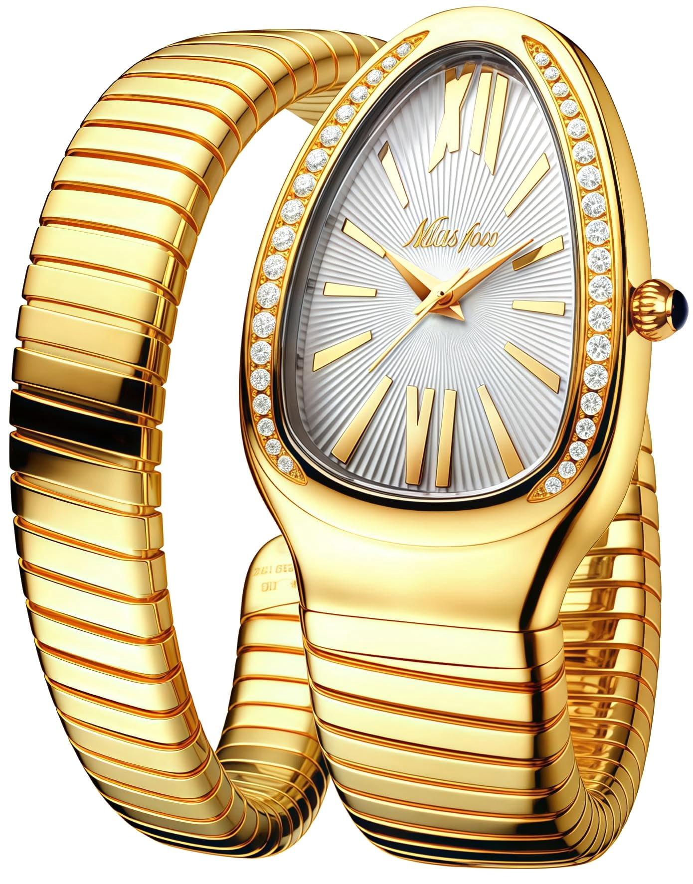 Snake Face Watch for Women 5.9-7.1in Snake Shape Face Women  display picture 1