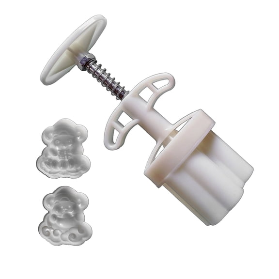 Snake Flower Dessert Press Cookie Stamp Chinese New Year Dessert Maker Decorating Tool for Making Cookie