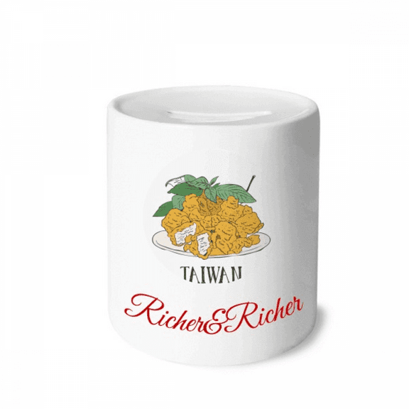 Snake Food Fried chicken pieces Rich and Rich Bank Saving Box Coin