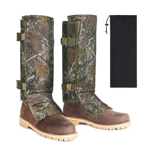 Snake Gaiters Snake Chaps, Waterproof Lower Legs Snake Guards, Snake Bite Protective Gaiters, Anti-Snake Gaiters Adjustable Size for Hunting/Hiking/Farm Working