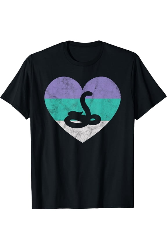 Snake Gift Shirt For Women & Girls Retro Cute | Cobra Python T-Shirt