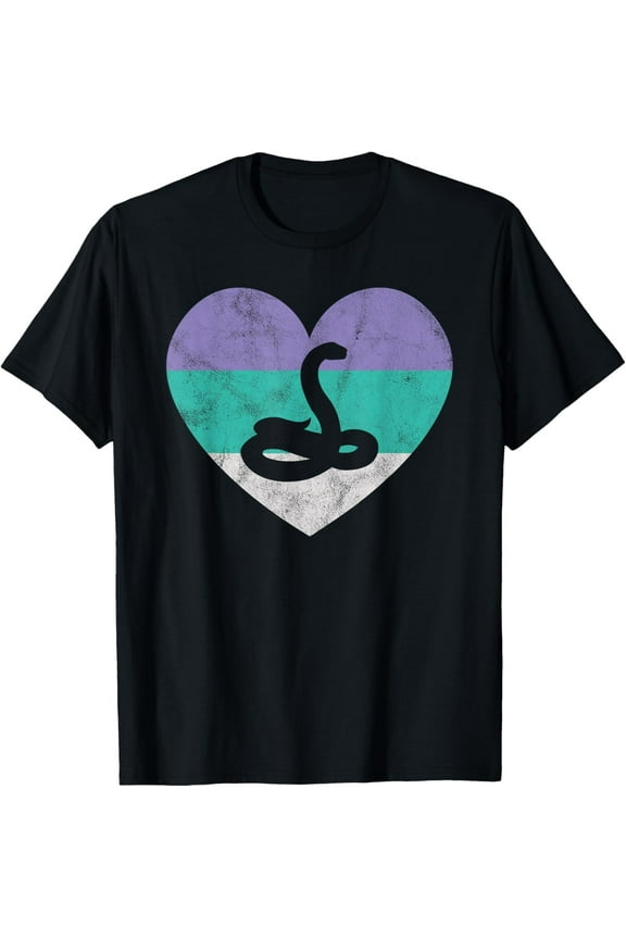 Snake Gift Shirt For Women & Girls Retro Cute | Cobra Python T-Shirt