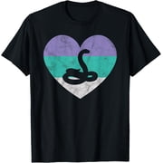 Snake Gift Shirt For Women & Girls Retro Cute | Cobra Python T-Shirt