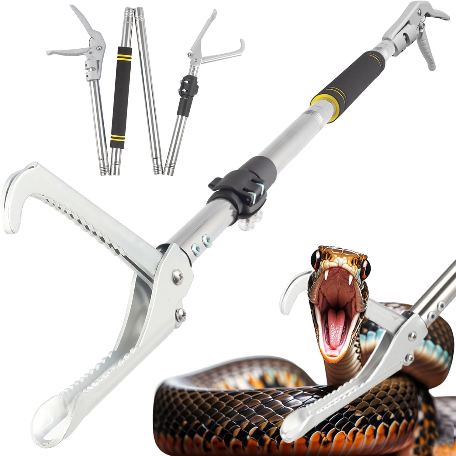 Curated visual reference: Snake Grabber Tool 69 Snake Tongs Grabber For Rattlesnake Heavy Photo Inspiration