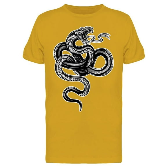 Snake Hand Drawn T-Shirt Men -Image by Shutterstock, Male Medium