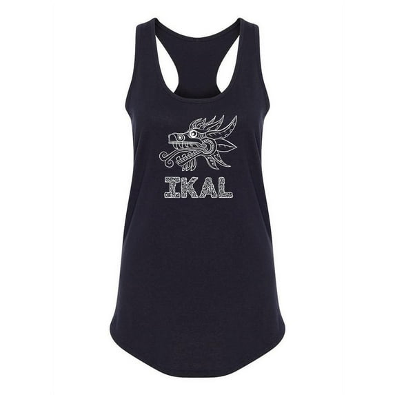 Snake Head And Ikal Text Tank Women -Ikal Designs, Female Small