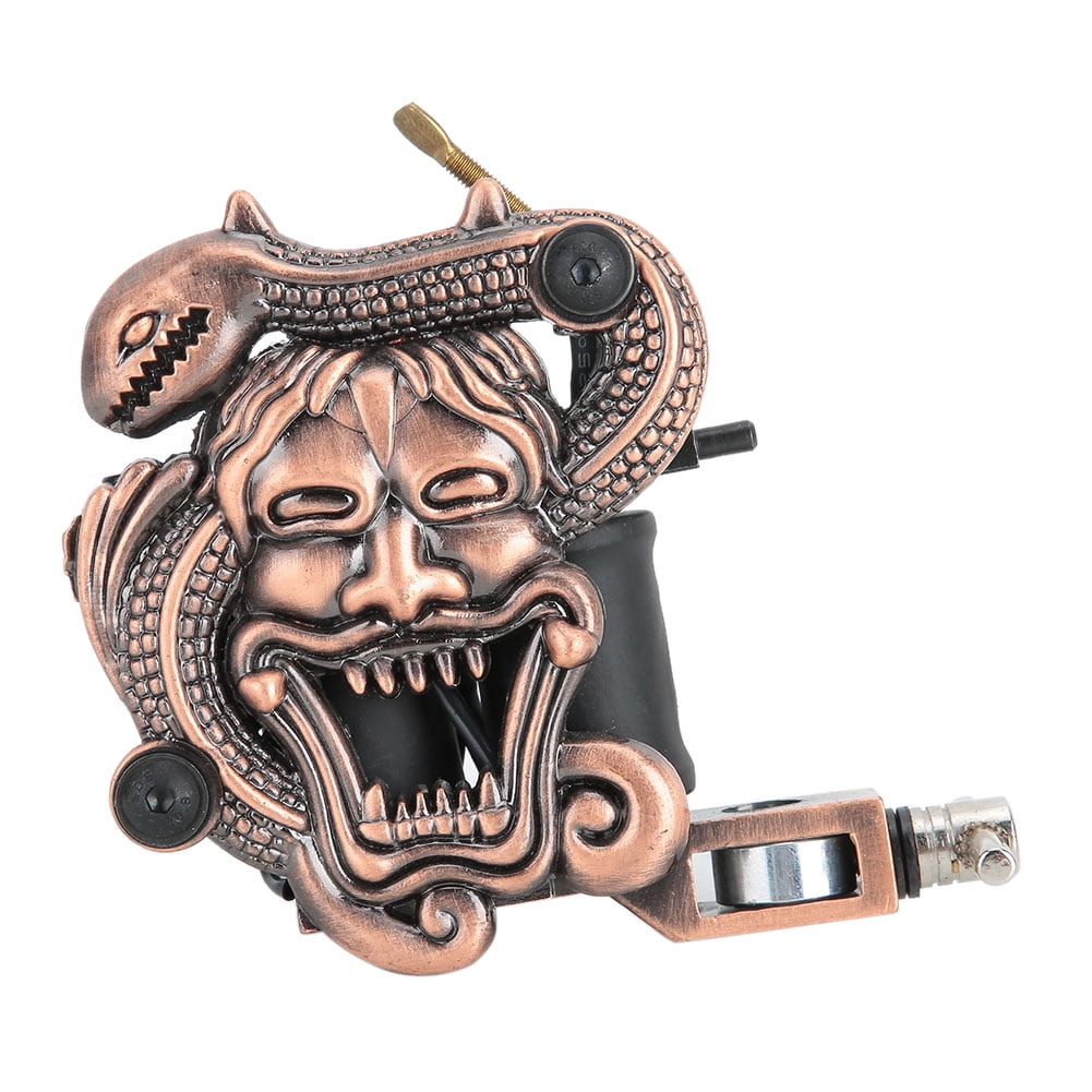 Snake Head Embosses Powerful Coil Tattoo Machine Liner Shader Tattoo
