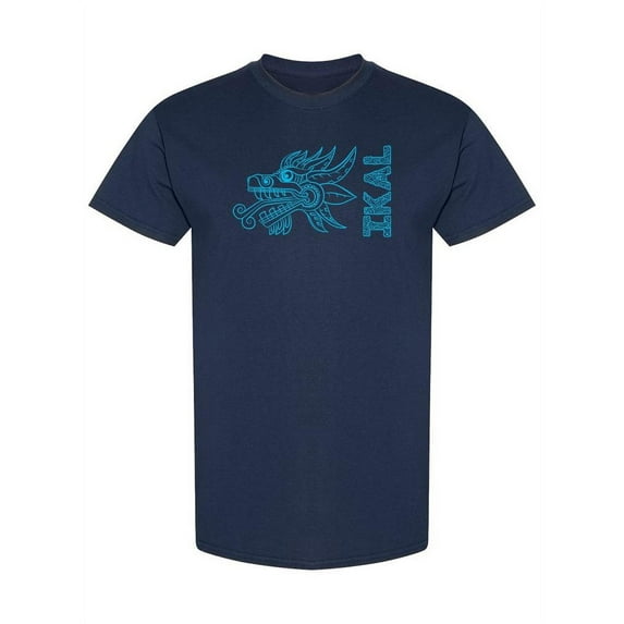 Snake Head Ikal Text T-Shirt Women -Ikal Designs, Female x-Large