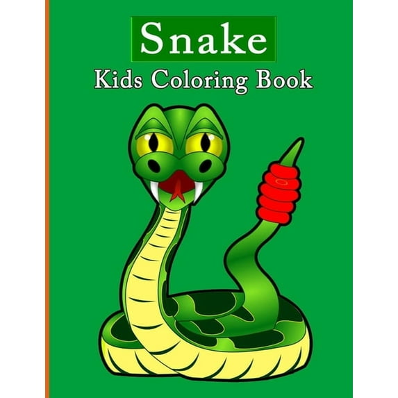 Snake Kids Coloring Book: Unique Collection Of Coloring Pages For children/ Perfect Snake Animal Coloring Books for kids (Paperback)