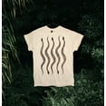 thumbnail image 1 of Snake Linoprint Tshirt: unique hand printed pattern python short sleeve shirt unisex, 1 of 5