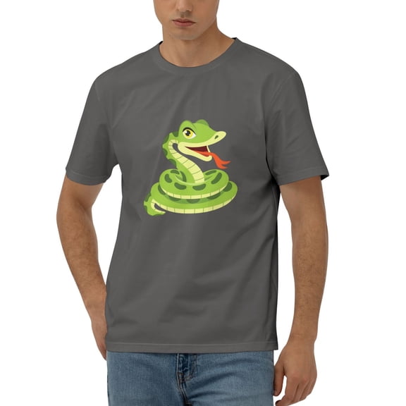 Snake Logo Animal T-shirts for women,men,graphic,funny,trendy,vintage,aesthetic,cool,popular,casual,fashion,graphic funny,graphic vintage,graphic cool,Deep Heather M
