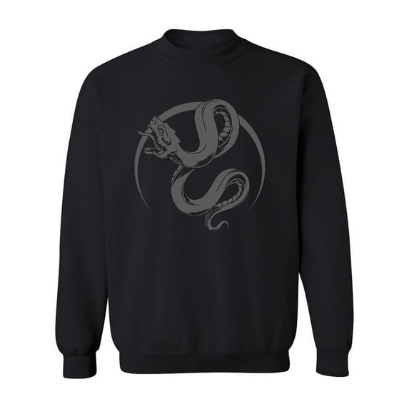 Snake Logo. Sweatshirt Men -Image by Shutterstock, Male 4X-Large