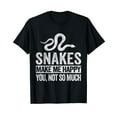 thumbnail image 1 of Snake Lover Funny Snake Quote Retro T-Shirt, 1 of 5