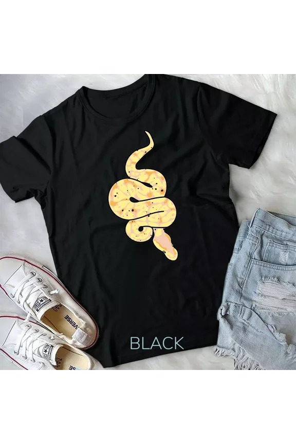 Snake Lover Reptile Banana Ball Python Funny Noodle Reptile Unisex T-shirt