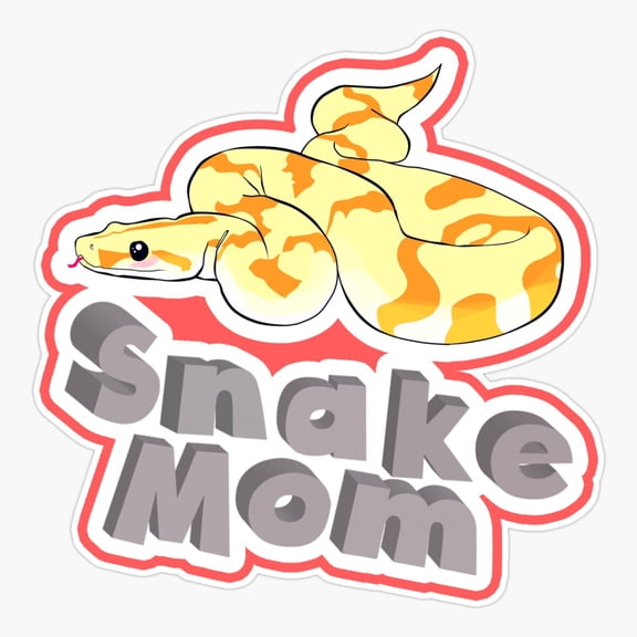 Snake Mom Reptile Lover Sticker