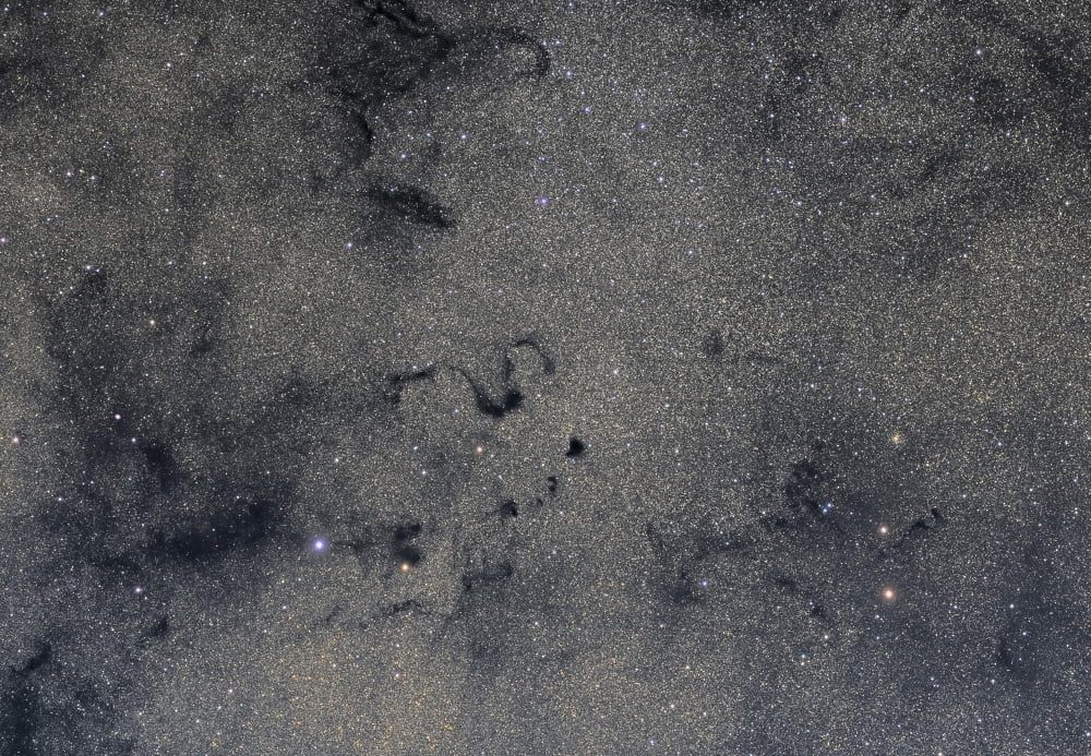 Snake Nebula in Ophiuchus Canvas Art - John DavisStocktrek Images (18 x 12)