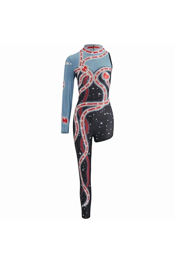 Snake One-Leg Bodysuit for Adults Singer Inspired Jumpsuit Reputation Outfit