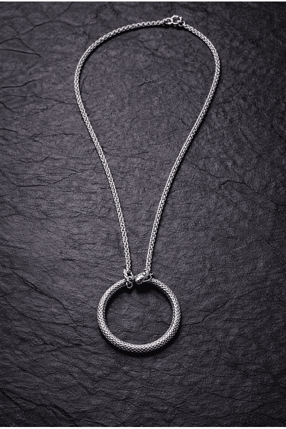 Snake Ouroboros Pendant Necklace