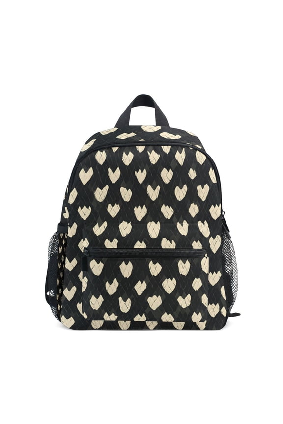 Snake Pattern Design Mini Backpack Cute Small Backpack with Chest Strap and Whistle Ages 3-8
