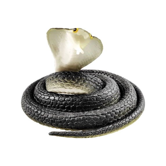 Snake Prank Prop and Halloween Decorations for Halloween Party, April Fools Prank Stuff, Great for Outdoor Halloween Decorations Yard, Classrooms and Office Gags, Soft Flexible 28