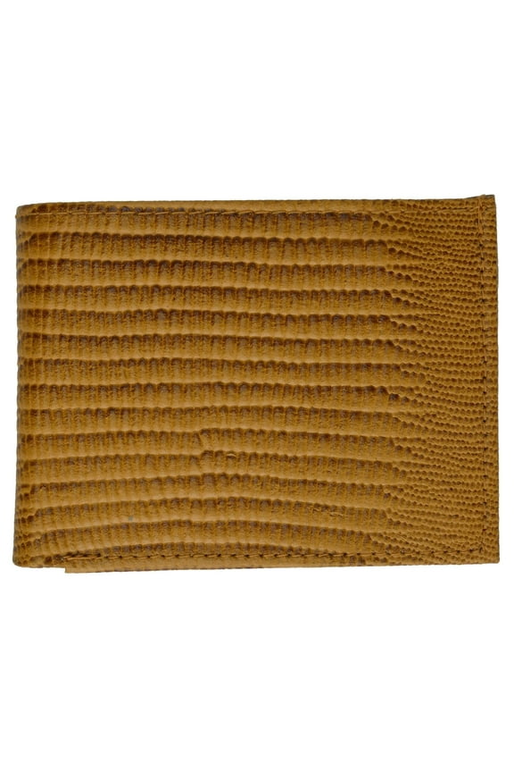 Snake Print Cowhide Leather Bifold Wallet with Flip ID Window & Credit Card Slots 71053 SN