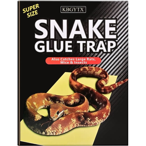 Snake Rat Sticky Pad Board for House Indoor Outdoor@, Sticky Glue Traps for Snakes, Mice, Rats, Easy to Set, 4 Pack 10" x 16" Large Snake Glue Traps with Enhanced Stickiness#!