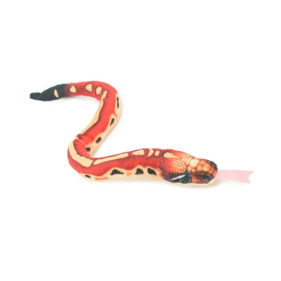 Snake, Red Boa constrictor, Very Nice Plush, Stuffed Animal, Educational, Realistic Figure, Lifelike Model, Replica, Gift , 12" WR01 B306