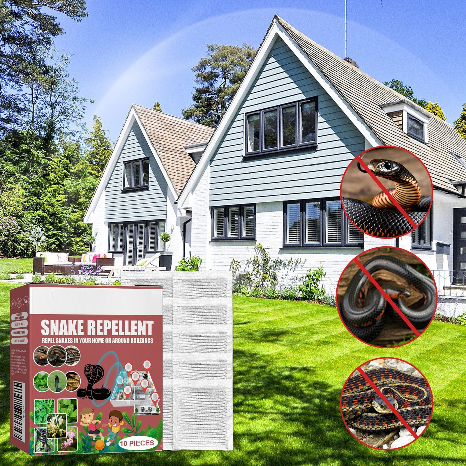 Fresh Look at Snake Repellent 10 Pack Outdoor Indoor Snake Away Solution For