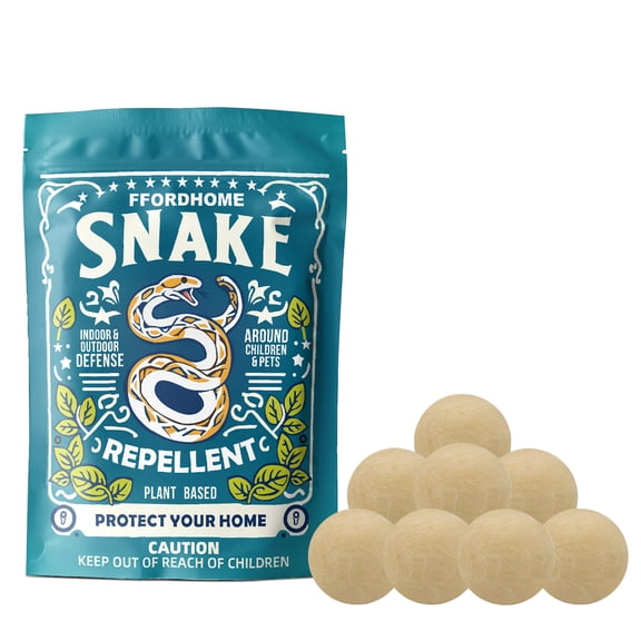 Snake Repellent for Yard,Snake Away Repellent for Outdoors,Snake Repellent,Snake Away,Keep Snakes Away with Natural Repellent (8 Balls)