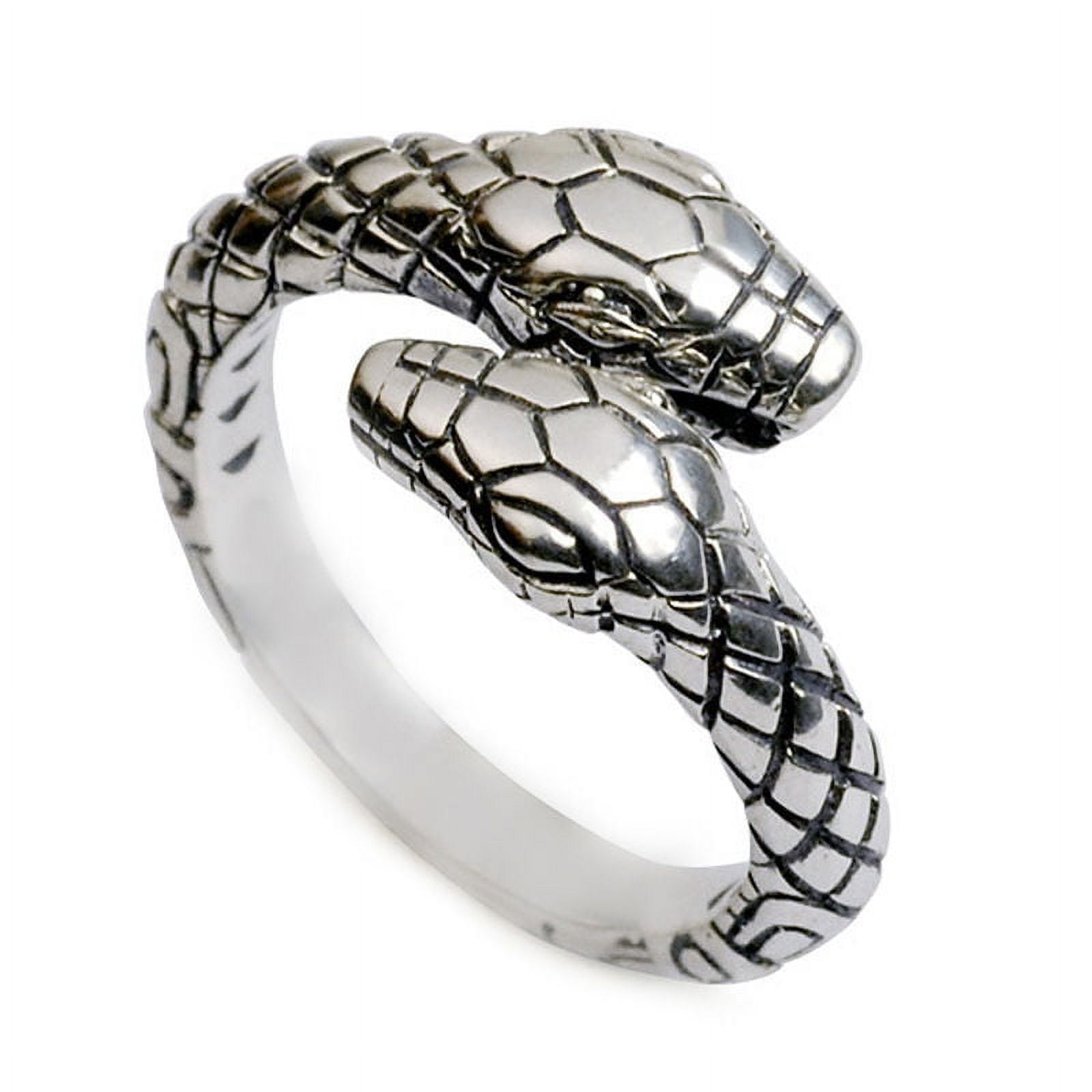 Rattlesnake Ring Woman Man Vintage Punk Style Snake Rings - Temu