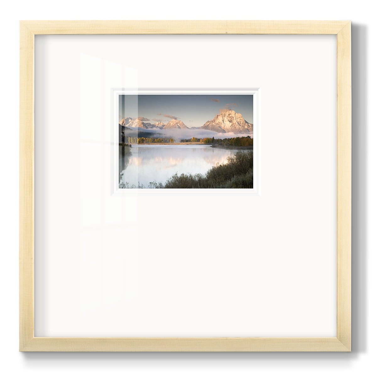 Snake River FogPremium Framed Print