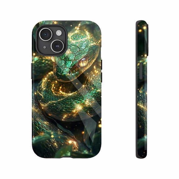 Snake Scale Glitter Phone Case for Trendy Shoppers - Luxury Sparkling Durable Case, Festive Season Essential, Compatible with iPhone 11/12/13/14/15/16 (Pro Max/Plus)