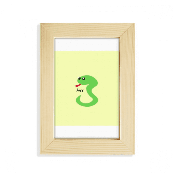 Snake Serpent Sound Art Deco Fashion Desktop Display Photo Frame Picture Art Painting 5x7 inch