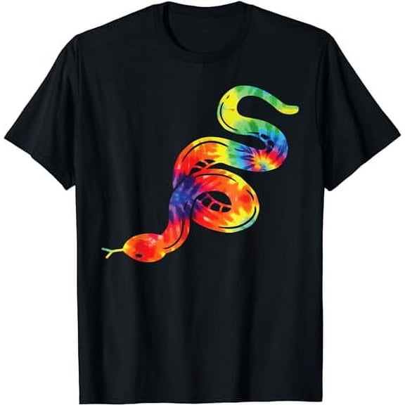 Snake Serpent Tie Dye 80s 90s T-Shirt