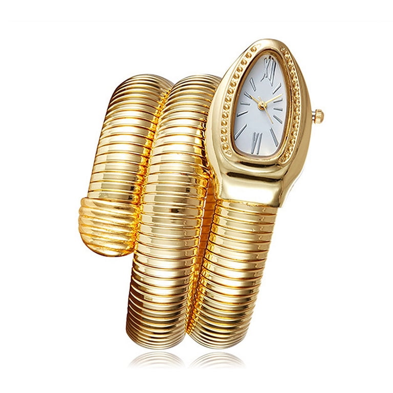 Snake Shape Watch Women Bangle Watch for Casual Work Office  display picture 1
