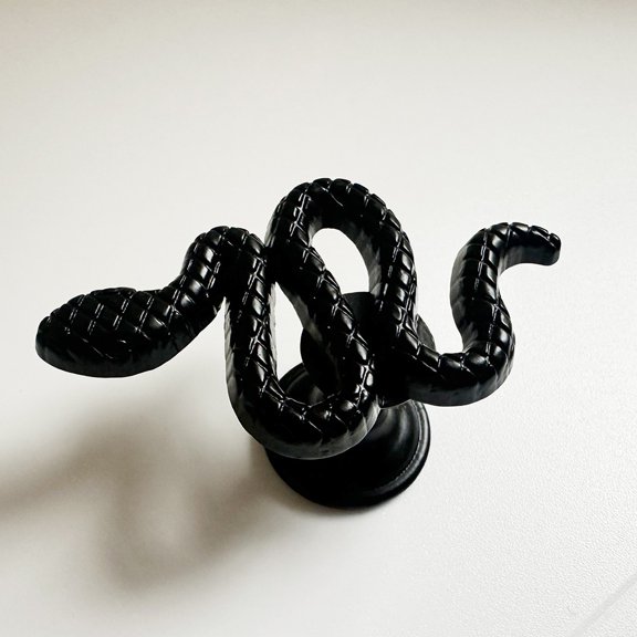 Snake Shape Zinc Alloy Furniture Handle Door Cabinets Knobs For Children Room Kitchen Cupboard Drawer Door Vintage Pull Handle