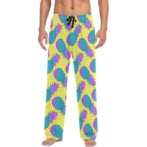 Snake Skin Pajama Pants Mens Lounge Pants Super Soft Men Pajama Bottoms with Pockets Drawstring