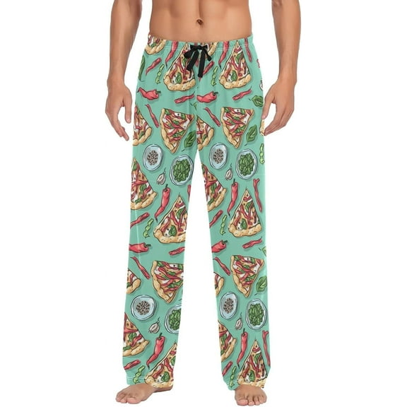 Snake Skin Pajama Pants Mens Lounge Pants Super Soft Men Pajama Bottoms with Pockets Drawstring